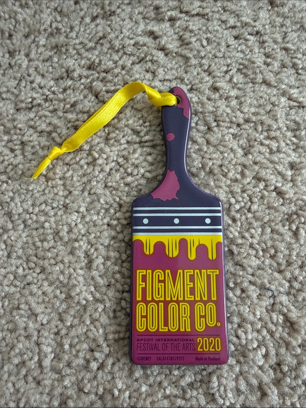 WDW Epcot Figment Festival of the Arts Ornament